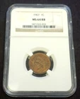 1907 INDIAN CENT NGC MS64 RB. REDUCED 10/29/25 (2731)