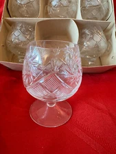 6 Russian Crystal Shot Glasses Shot Glass 1.2oz (35 ml) Neman New in box