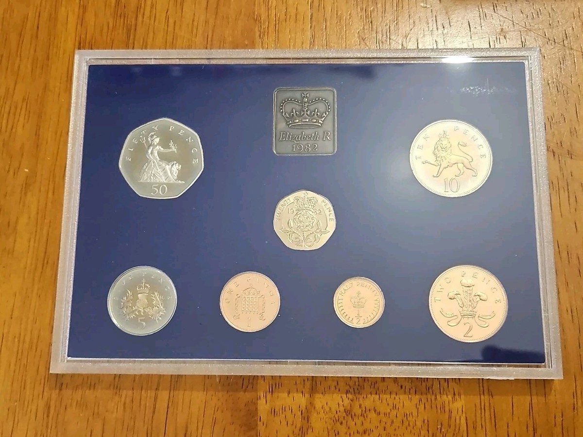 イギリス　硬貨セット　1982年 1982 ROYAL MINT PROOF COIN COLLECTION ANNUAL SET ( UK.#10 ) | eBay