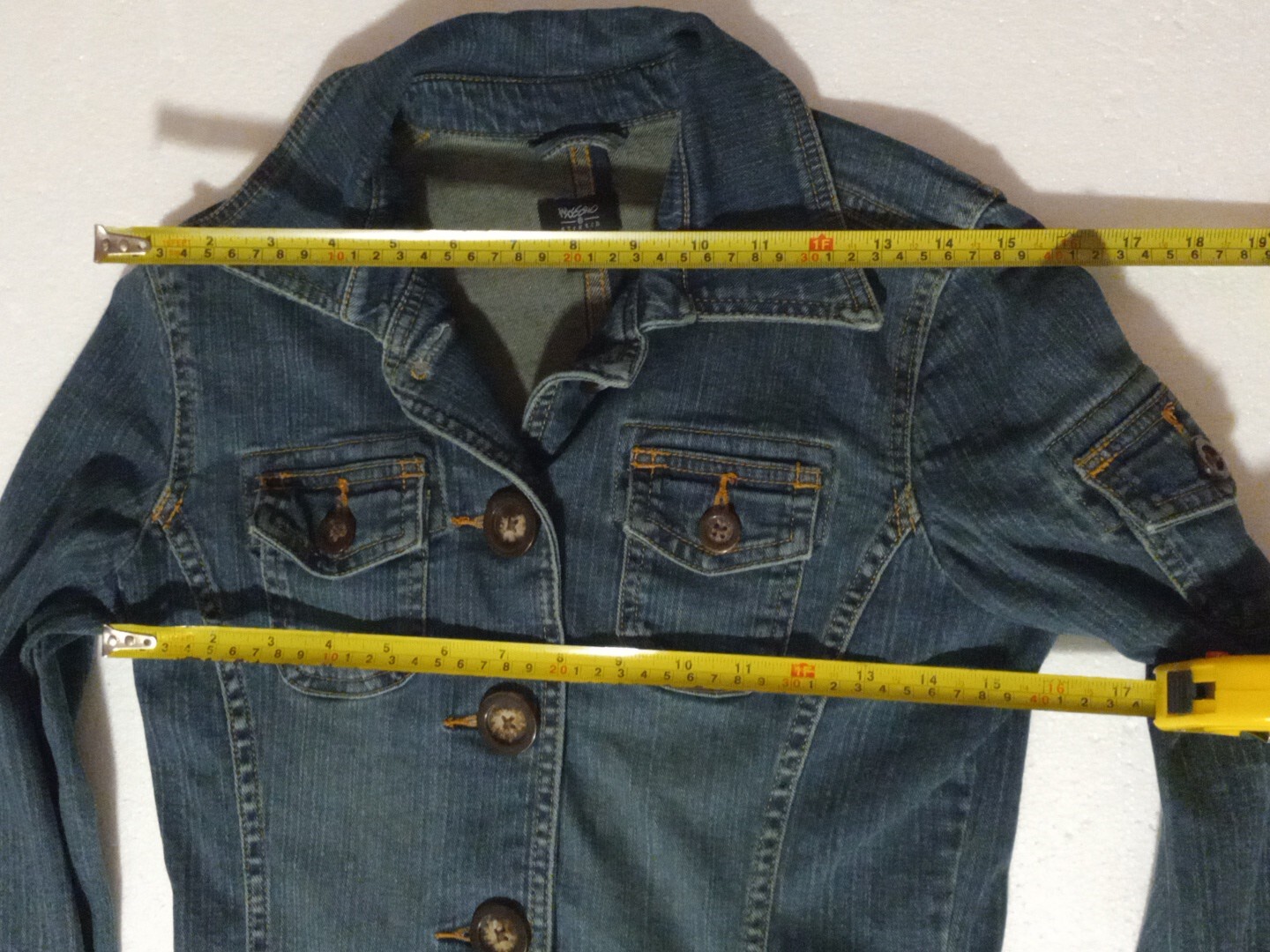 Mossimo Button Up Collared Neckline Denim Jacket … - image 8
