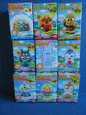 あんぱんまん NEW, SEALED 2022 BANDAI COMPLETE SET OF 9 ATSUMARE ANPANMAN SERIES