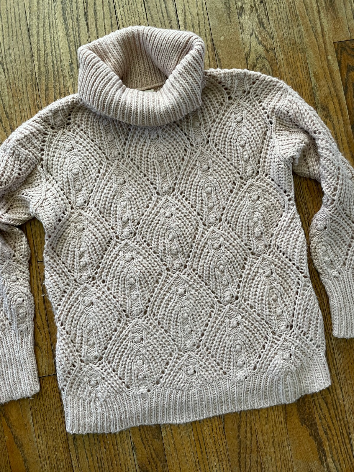 A New Day Rose Pink Chunky Knit Acrylic 