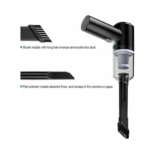 ASPIRAPOLVERE 3 IN 1 SENZA FILI RICARICABILE AUTO CASA UFFICIO ASPIRA SOFFIA USB - Foto 10 di 10