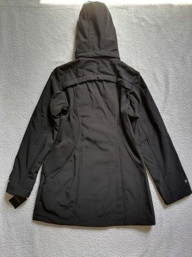 Gallery NY Coat Women’s Coat Water Resistant Hooded Jacket In Black, Size S - Picture 11 of 11