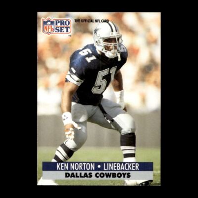 Ken Norton 1991 Pro Set Dallas Cowboys #133 R329E 86
