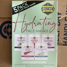 Uncle Bud s Hydrating Face Masks - Pack Of 5 Face Masks