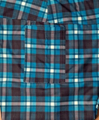 Gingham Leggings Jogging Pants TC2 Amelia Rose Pockets  Blue Black White