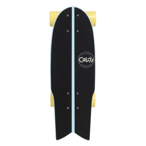 Cal 7 Fischschwanzdeck 22 Zoll Mini Cruiser Skateboard (Ruhm) - Bild 2 von 7