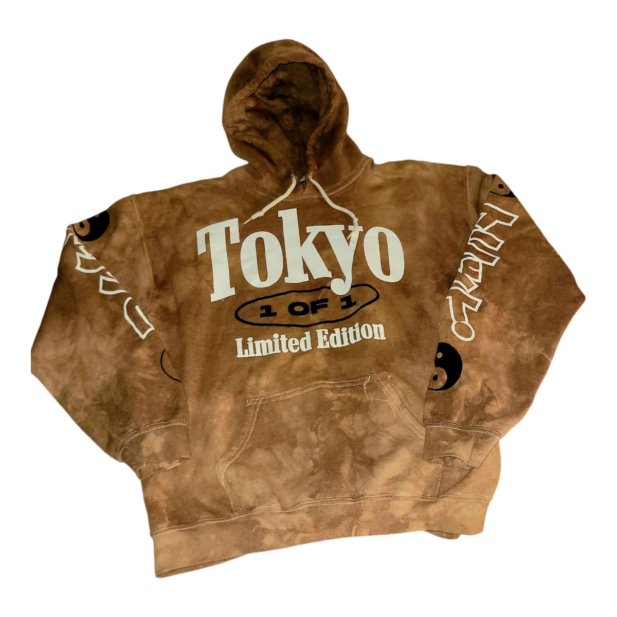 Tokyo 1 of 1 Limited Edition Hoodie Med Brown Kangaroo Pocket