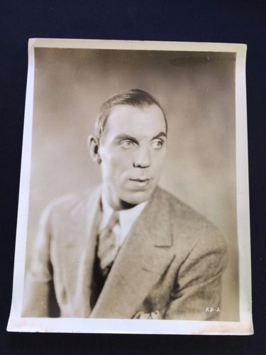 PUBLICITY PHOTOGRAPH OF SILENT FILM ACTOR KARL DANE