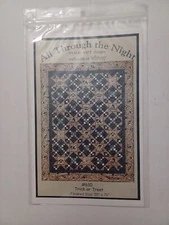 All Through The Night Pattern #610 Trick Or Treat, Halloween, Fall, Folk art 