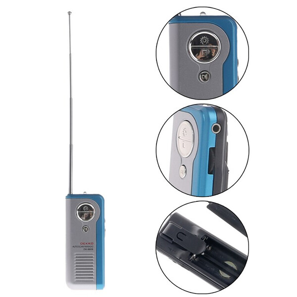 Mini Radio Tascabile AM/FM Digitale Con Altoparlante, Sveglia, Timer E Jack Per Cuffie – Perfetta Per Jogging E Passeggiate