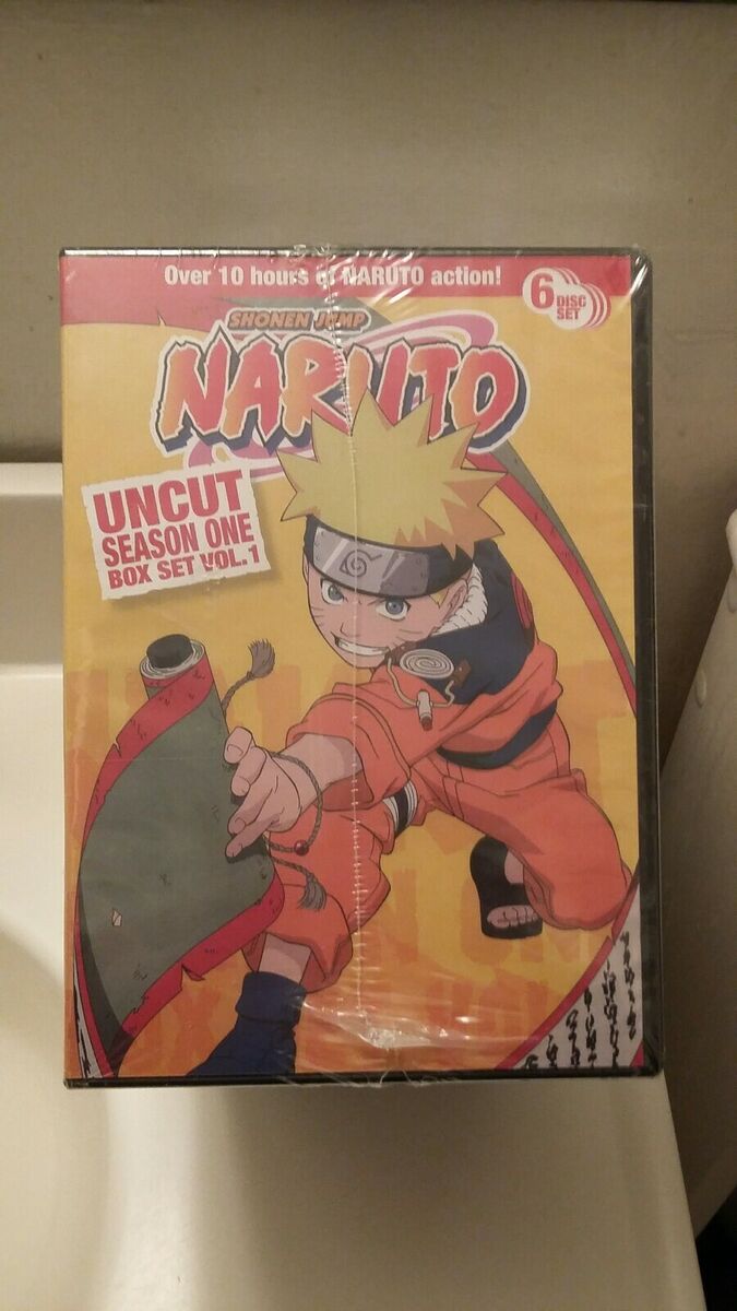  Naruto Uncut: Complete Seasons 1-4 (8 Box-Set Pack: 220 Episodes  on 48 Discs) : Movies & TV