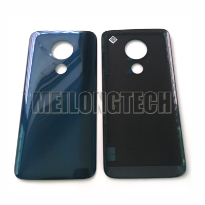 For Motorola Moto G7 Plus XT1965 Glass Battery Rear Back Door Cover Housing Case