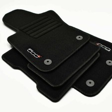 Tapis De Sol Fiat 500X 500 X Depuis 2014 Edition Logo Velours Brodé NEUFS