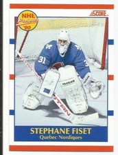STEPHANE FISET 1990-91 SCORE BILINGUAL ROOKIE CARD MINT CONDITION