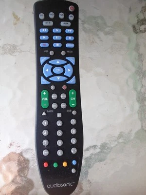 Audiosonic universal remote jlr 6002 user manual instructions