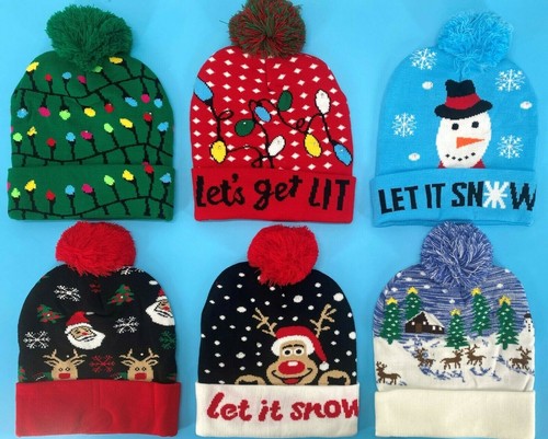 christmas wooly hats