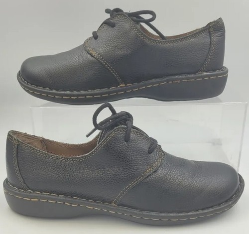 Born Bolo Comfort Black Italian Leather Handcrafted Business Dress Shoes Sz 5 - Picture 5 of 23
