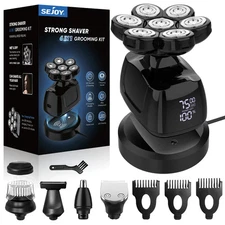 SEJOY 5IN1 Men's Electric Razor electric shaver Wet & Dry Washable Best gifts