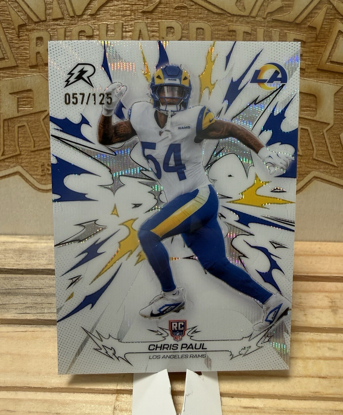 Topps 2026 Chris Paul Los Angeles Rams #153 RC Parallel /125