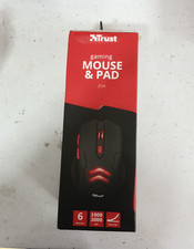 Trust Ziva Illuminated Gaming Mouse & Pad Black Red