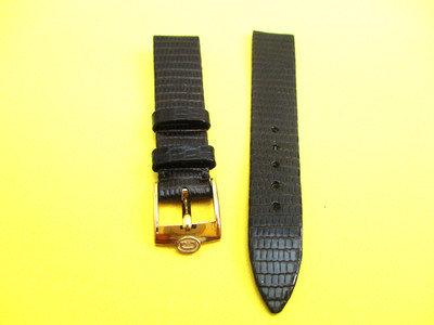 100% authentic Concord lizard strap with original buckle, 14mm