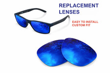 newpolar replacement polarized lenses for oakley sliver blue mirror