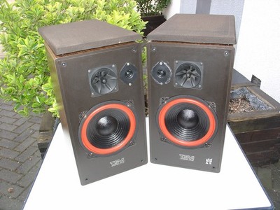 2x 3 In 1 TSM  Vintage Stereo Lautsprecher Wie Abgebildet