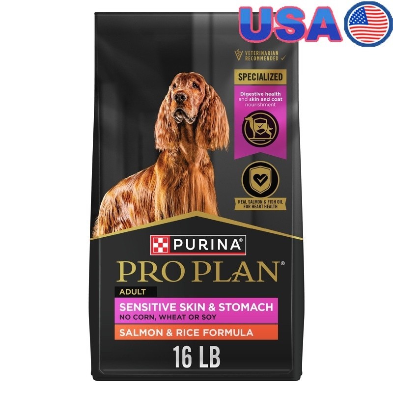 Salmon Rice High Protein Adult 16lb Kibble New