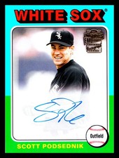 2021 Topps Archives Fan Favorite 1975 Topps Scott Podsednik #FFA-SP Auto
