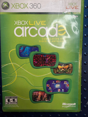 Xbox Live Arcade Compilation Disc Xbox 360 CIB Pac-Man Uno Feeding Frenzy