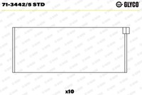 Glyco 71-3442/5 STD Pleuellager FüR Audi VW