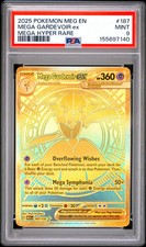 2025 Pokemon Meg EN-Mega Evolution Mega Gardevoir EX Mega Hyper Rare PSA 9 #187 on eBay