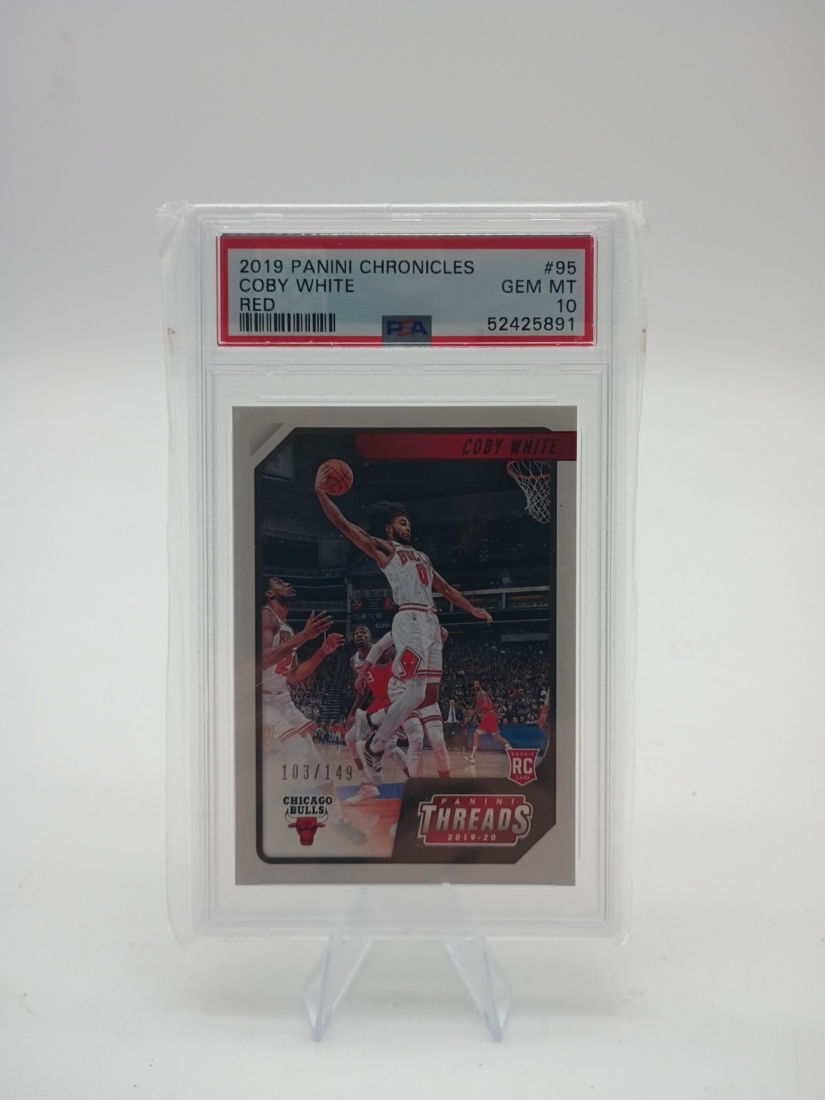 2019-20 Panini Chronicles -threads Coby White #95 (RC)