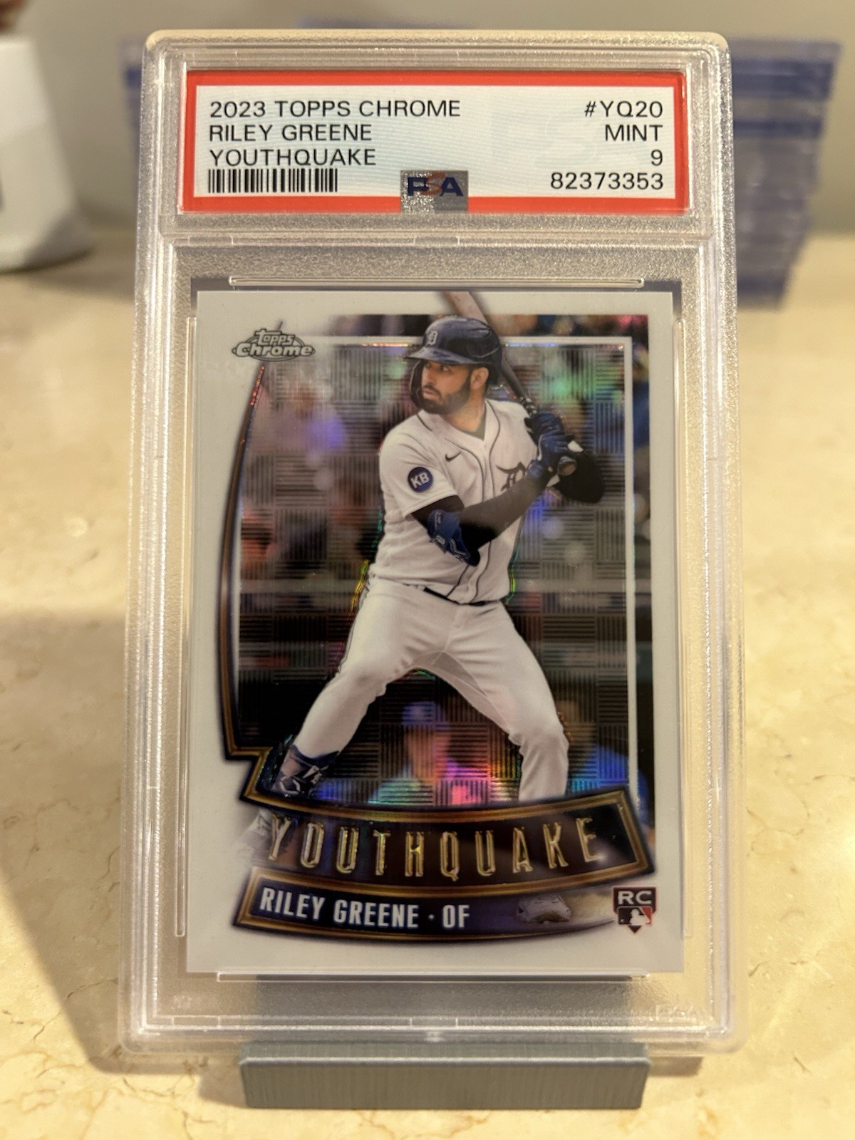 2023 Topps Chrome Youthquake Riley Greene #YQ-20 (RC) PSA 9