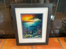 Robert Wyland “Kissing Dolphins” Limited Edition Print 1990