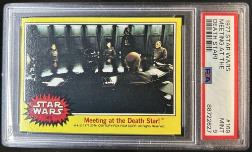1977 Topps Star Wars #169 Meeting at the Death Star! — PSA 9