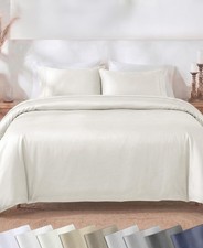 Luxury Queen Duvet Cover Set, Ivory