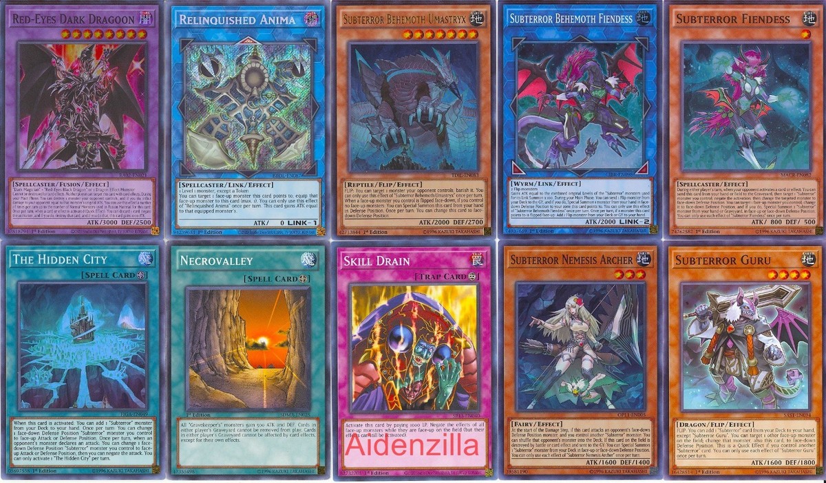 subterror yugioh deck Subterror Nemesis Archer [OP11-EN005] Super Rare main image 0