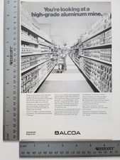 Vintage ALCOA Aluminum Authentic Magazine Ad Industrial Ephemera