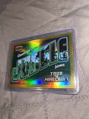 2024 Panini Minecraft Greetings From The Jungle Gold Foil /99