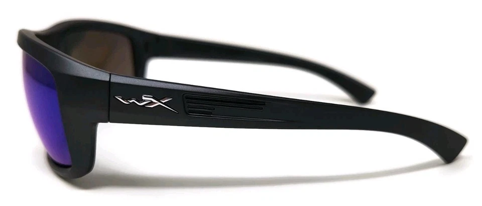 Wiley X Contend Captivate 太阳镜 - 哑光石墨/极化镜面蓝色镜片 — 第 2/4 张图片