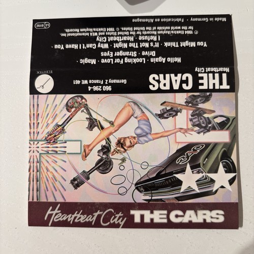 THE CARS - HEARTBEAT CITY (UK CASSETTE TAPE) - Picture 4 of 6