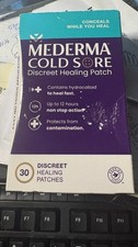 Mederma Cold Sore Treatment Discreet Healing Patch, 30 Ct - NEW SEALED- Ex 08/28