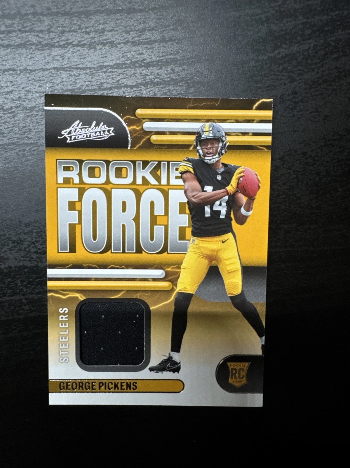 George Pickens Panini Absolute Rookie Force Memorabilia #RF20 Base