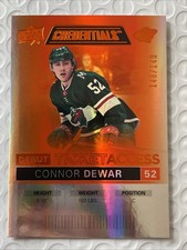 21-22 Upper Deck Credentials- Debut Ticket Access Connor Dewar #77 Orange /149
