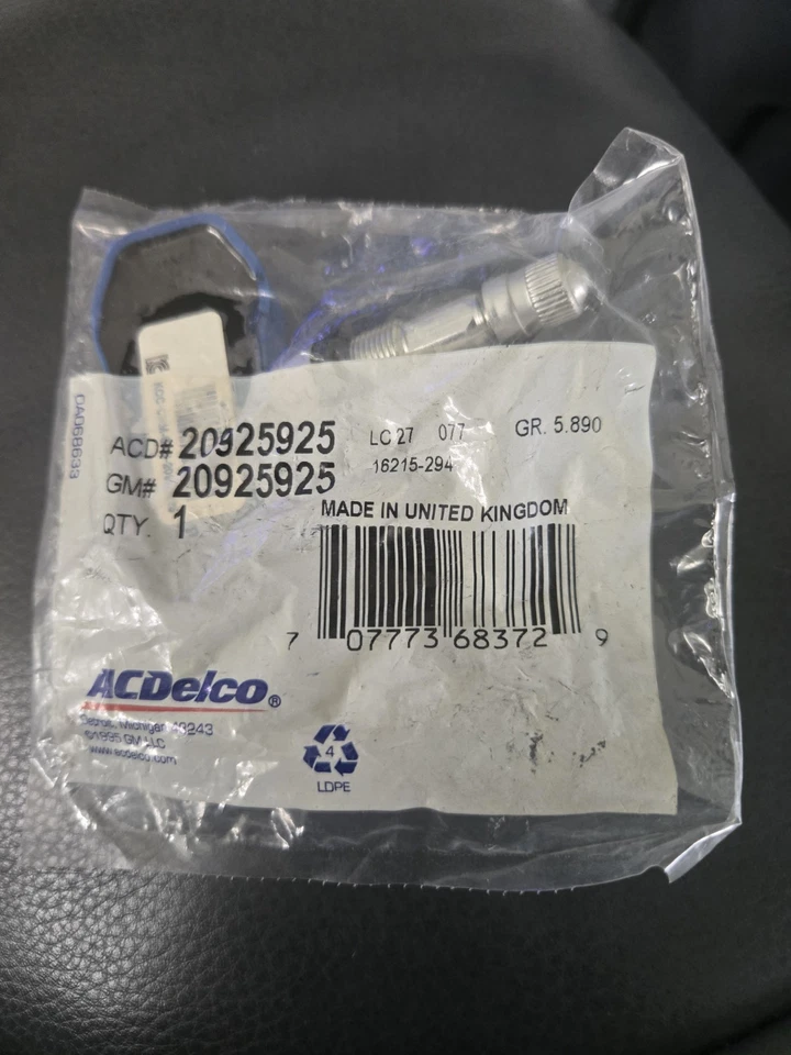 Monitoreo de presión de neumáticos ACDelco Cadi STS/CTS 2009 2 originales | Válvula 2 piezas Foto 2 de 4