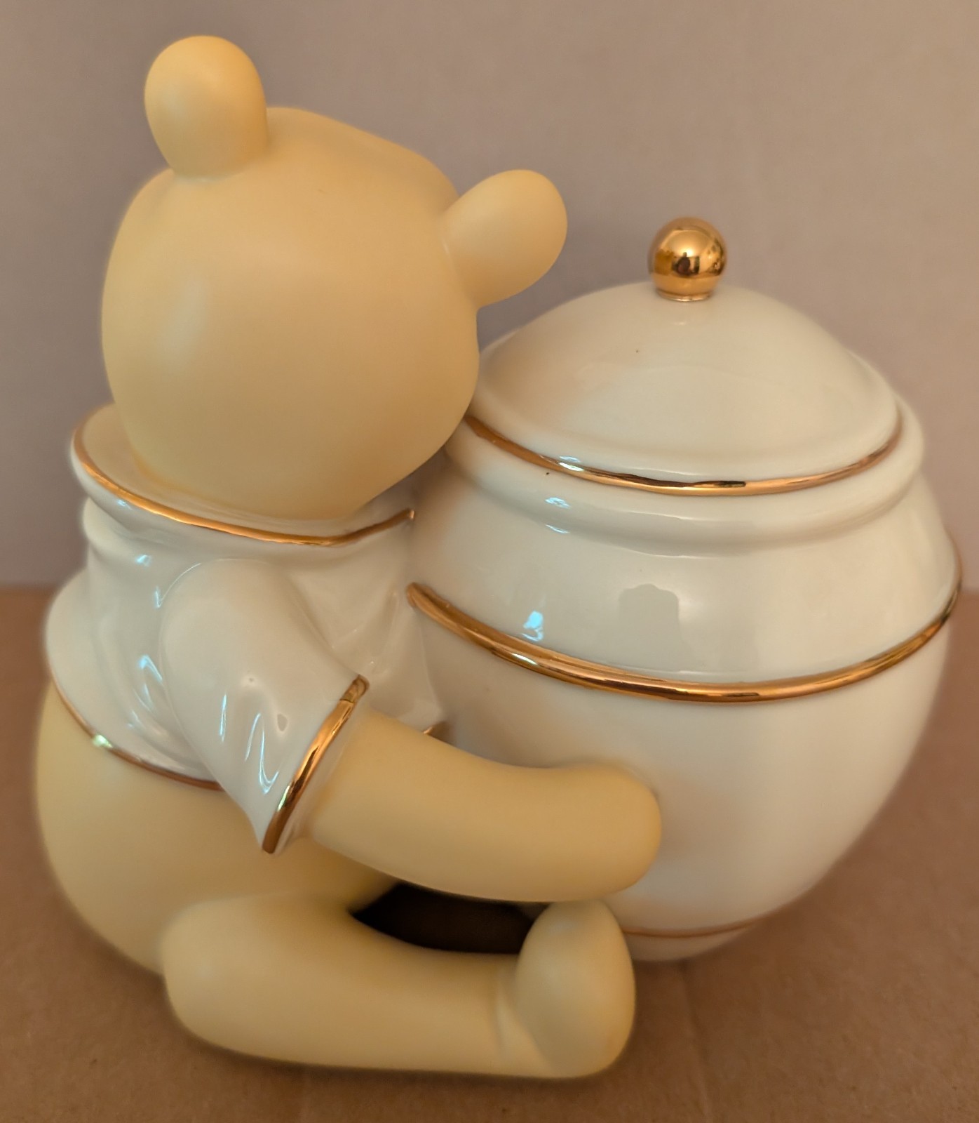Winnie the Pooh Bank - Pooh’s Pot of Gold Lenox Disney Showcase Collection