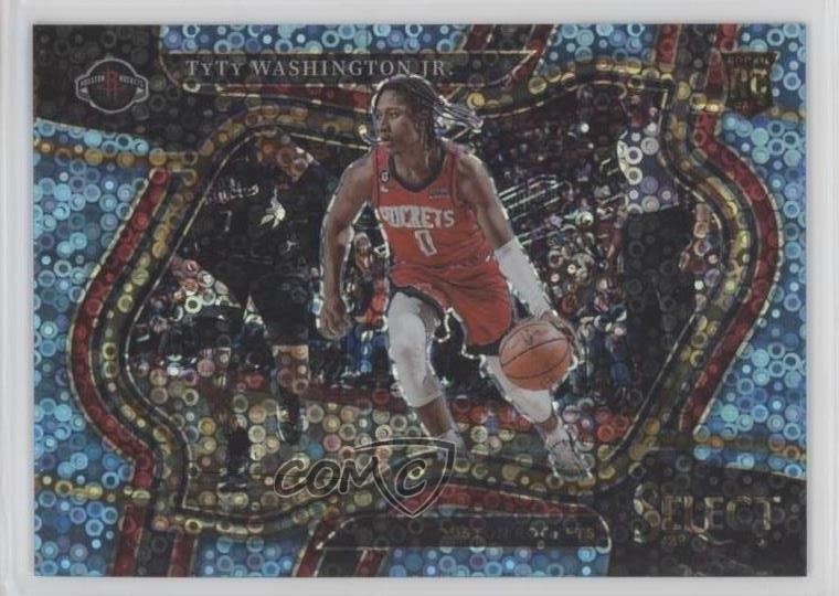 2022 Select Light Blue Disco Prizm 98/99 TyTy Washington Jr #269 Rookie RC 16p1
